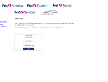 Tablet Screenshot of firstgroup.firstvendor.apexanalytix.com