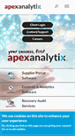 Mobile Screenshot of apexanalytix.com